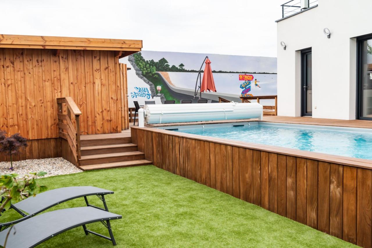 Frenchyhomes☆Villadeluxe☆Plage☆Piscine Андерно-ле-Бэн Экстерьер фото